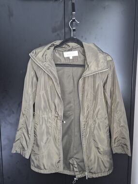 Sebby Olive Utility Hooded Jacket